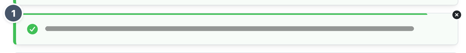 Grüne Meldung nach der Antwort Diese Website ist umgezogen