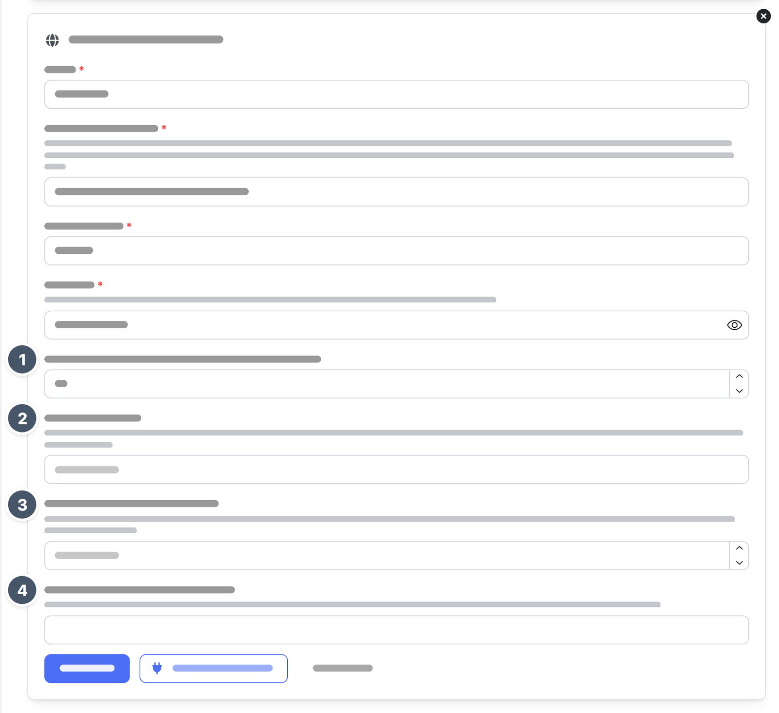Formular für WebDAV in der Ansicht Erweitert