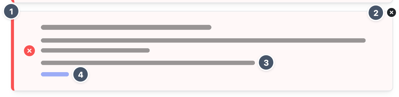 Rote Meldung nach einem fehlgeschlagenen Backup