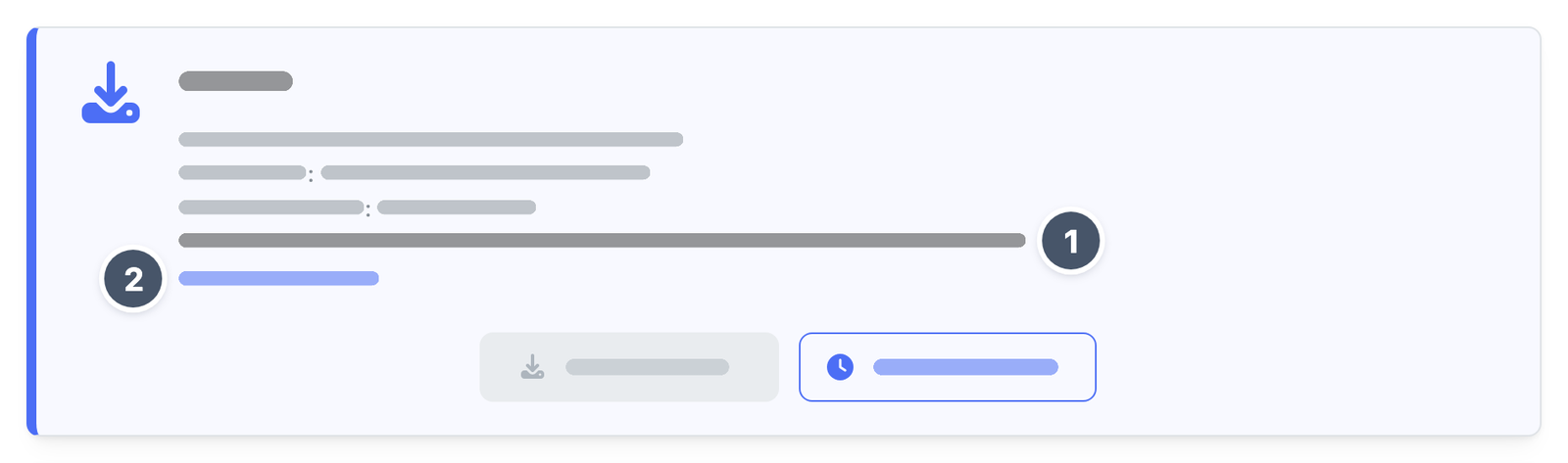Kachel Backup, während ein Backup gelöscht wird