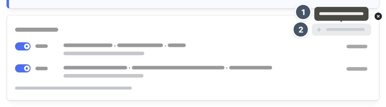 Grey button Add plan with the tooltip about the maximum number